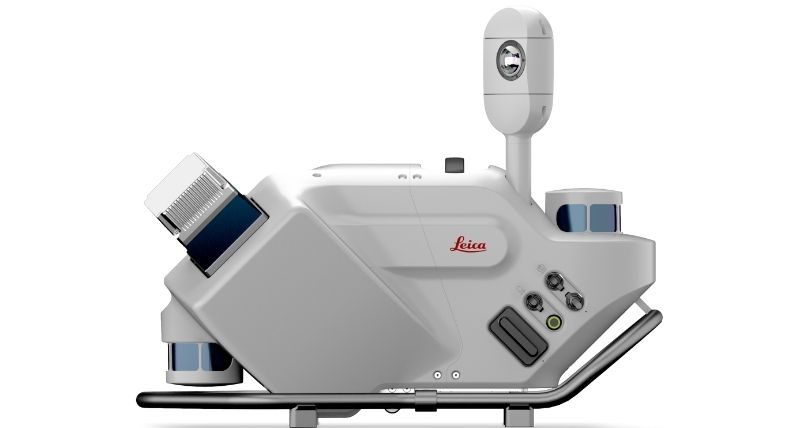 Le système de cartographie mobile Leica Pegasus TRK Neo, équipé de capteurs de pointe et de composants montés sur les deux côtés, destiné au relevé de grands espaces avec une portée et une précision hors pair.